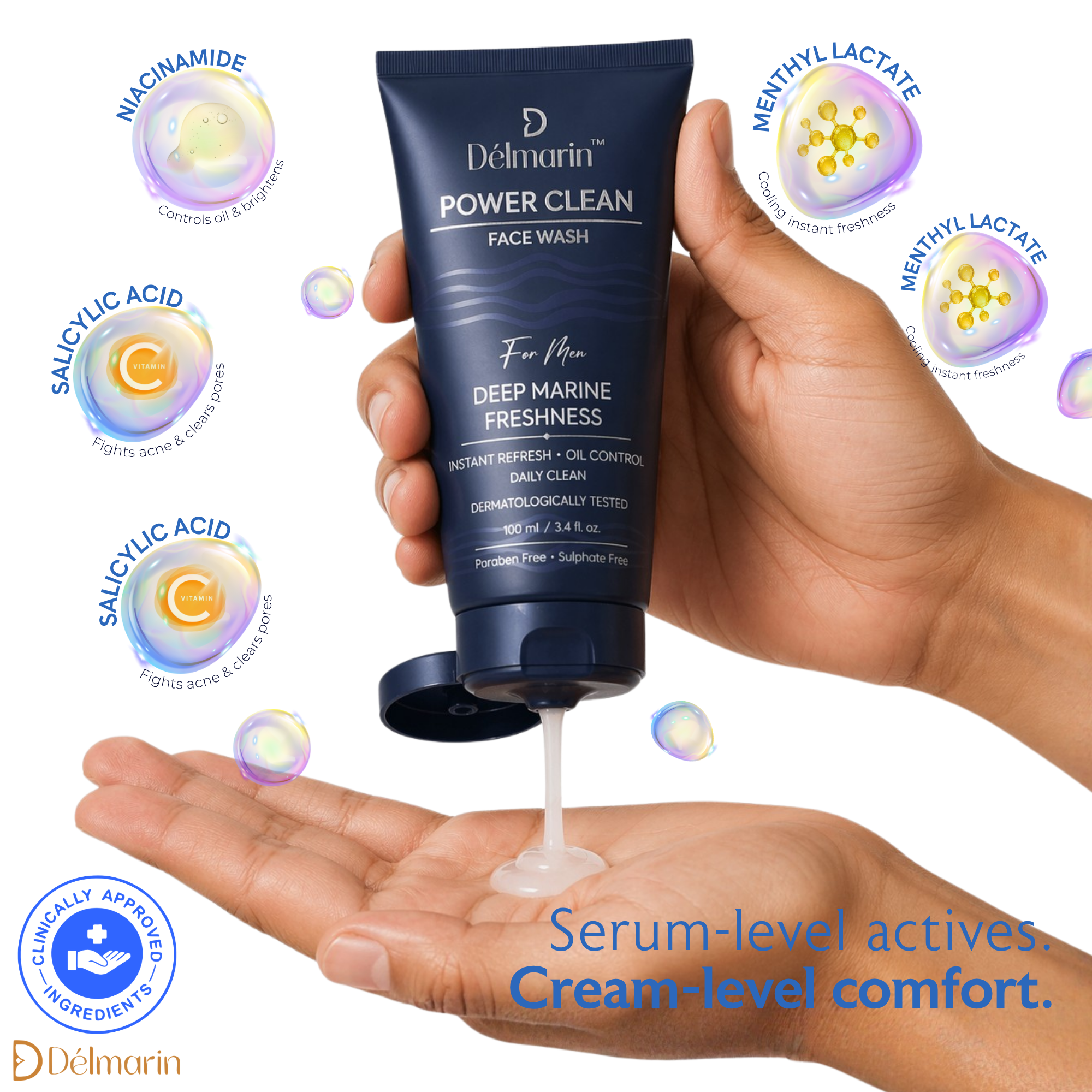 Power Clean Face Wash For Men